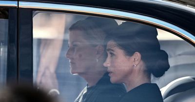 Meghan Markle and Sophie Wessex will follow Queen's funeral procession in a car