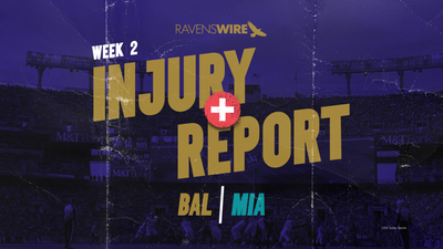 Ravens release second injury report for Week 2 matchup vs. Dolphins