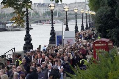 Queue weather forecast: Showers forecast for mourners waiting to see Queen’s coffin