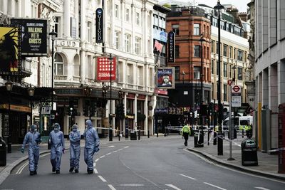 Two police officers in hospital after being stabbed by ‘frenzied’ man in London