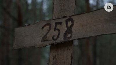 Watch: Mass burial site discovered in the city of Izium in Ukraine