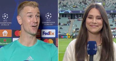 Joe Hart's bumbling apology to journalist he hit with ball - "that's why my career's gone"