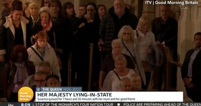 ITV Good Morning Britain shows moment Susanna Reid accompanies mum to see Queen lie in state