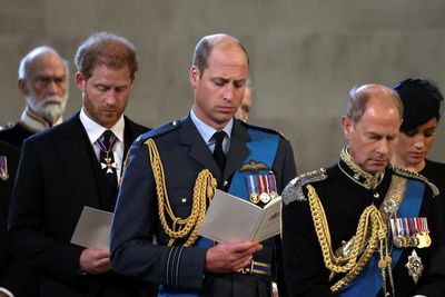 Prince William and Harry to stand at head and foot of Queen’s coffin at vigil