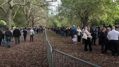 Watch: Queen’s lying in state queue paused for at least six hours as capacity reached