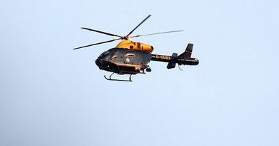 14-year-old boy cautioned after 'laser beam directed at police helicopter'