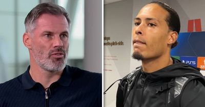 'I might be one' - Jamie Carragher responds to Virgil van Dijk punditry criticism after Liverpool win