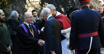 All the people King Charles was introduced to at Llandaff Cathedral