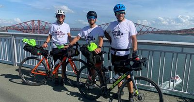 Perth cyclists complete their Pedal 4 Paula and reach UK mainland's most northern tip