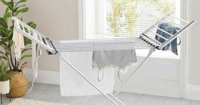 Aldi's heated clothes airer that's cheaper to run than a tumble drier is back