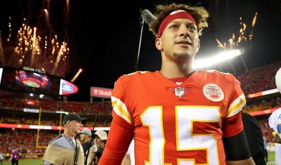 Patrick Mahomes jokingly rips PFF after Chargers win for a subpar Week 1 grade