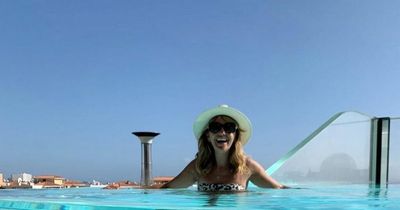 Coronation Street's Samia Longchambon 'cut in half' in mind-boggling holiday picture