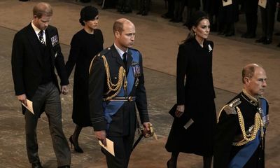 Digested week: Focus at Queen’s funeral on handholding and heckling