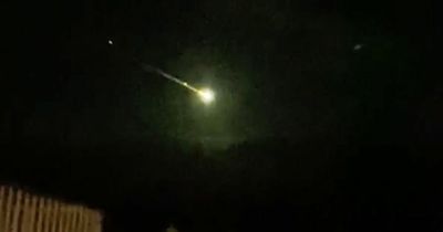 What was the huge "fireball" that flew through Scottish skies on Wednesday?