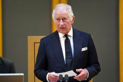 Charles speaks of Queen’s commitment to Wales on first visit to nation as King