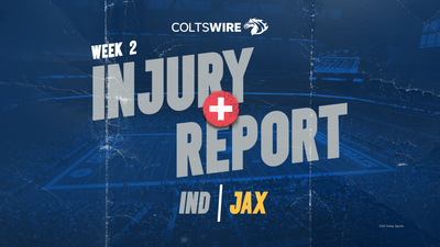 Colts vs. Jaguars: Updated injury report for Week 2