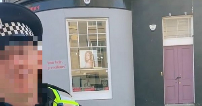 Footage shows anti-monarchy protester confront Edinburgh police officers who followed her