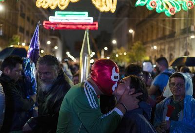 Mexico City's bells ring for Independence Day, in a massive celebration