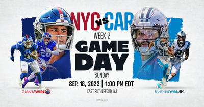 How to watch Panthers vs. Giants: Time, TV and streaming options for Week 2