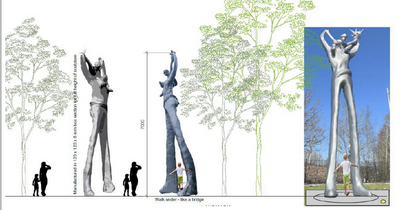 Springfield Road seven metre tall sculpture recommended by Belfast Council