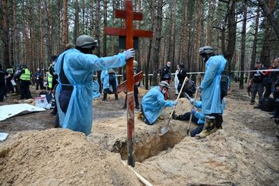 Blinken says Russia acting 'horrifically' after mass graves in Ukraine