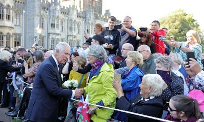 King Charles greeted by supporters and some protesters in Wales