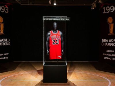 A Michael Jordan jersey is sold for over $10 million, setting a new record