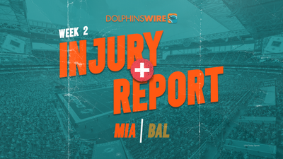 Dolphins final Week 2 injury report: 5 players questionable, 1 out vs. Ravens