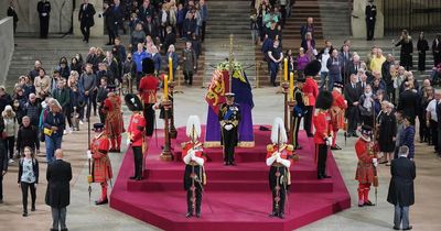 King Charles III leads siblings in vigil for the Queen inside Westminster Hall