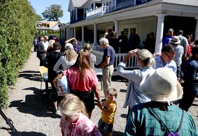 Migrants sent to Martha's Vineyard are being rehoused on a base in Cape Cod