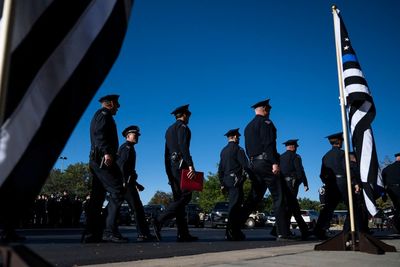 Procession, funeral held for slain Colorado police officer