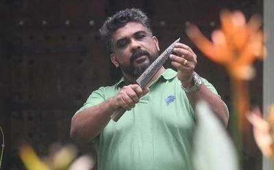 Kerala-based Jesudas Puthumana makes 13 kinds of personalised Japanese kitchen knives