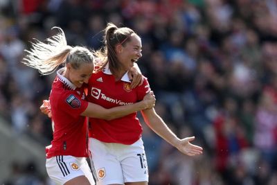 Maya Le Tissier scores twice on debut as Manchester United thrash Reading in front of record crowd