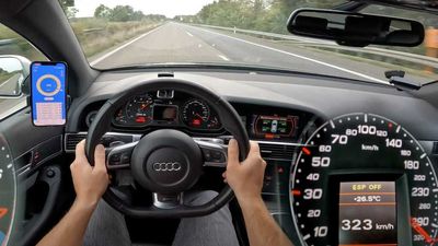 Tuned Audi RS6 V10 Runs Out Of Speedo, Sounds Like A Lambo On Autobahn