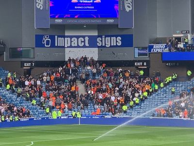 Dundee United fans disrupt minute’s silence in memory of Queen at Ibrox