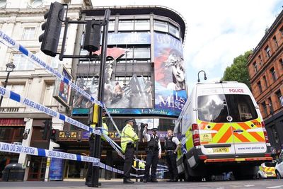 One of two police officers stabbed in Leicester Square discharged from hospital