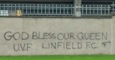 Tallaght Stadium defaced with loyalist graffiti in response to Queen chant by fans