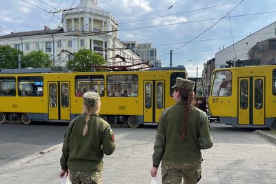 Ukrainian women joining the military amid Russia’s invasion