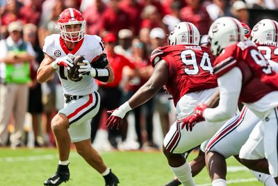 Watch: Georgia TE Brock Bowers makes insane TD grab