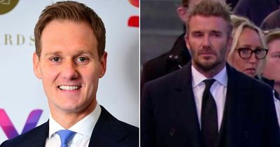 Dan Walker defends David Beckham after troll accuses him of Queen queue ‘publicity stunt’