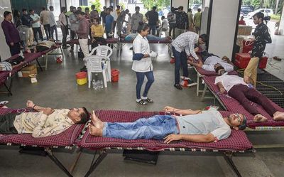 Over 87,000 people donated blood: Centre