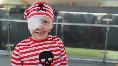 Alice lives with a rare childhood cancer. Her Queensland mum is raising awareness