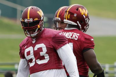 Commanders elevate 2 from practice squad, Jonathan Allen now questionable for Week 2