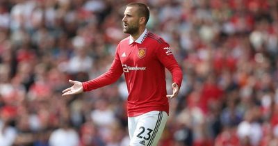 Luke Shaw is failing to meet the Manchester United target he set himself