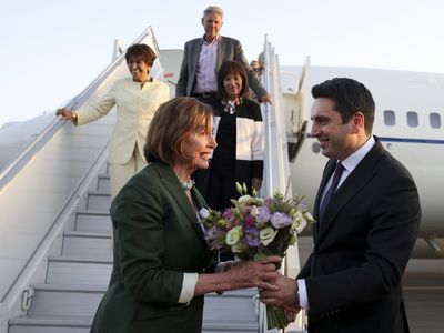 Pelosi and other US lawmakers visit Armenia as cease-fire holds