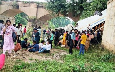 Jharkhand: 7 killed, several injured as bus falls off bridge in Hazaribag