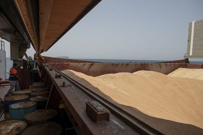 Around 3.7 million tonnes of food left Ukraine ports under grain deal - ministry