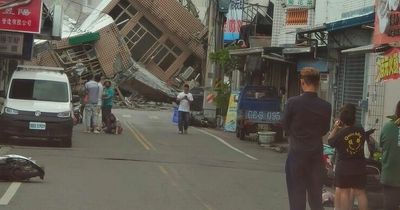 Taiwan earthquake: Train derails and buildings collapse after 6.9 magnitude tremor