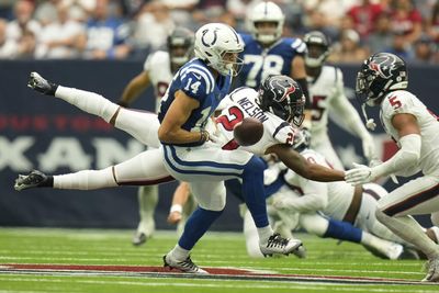 Texans’ Jalen Pitre fined for hit on Colts’ Alec Pierce
