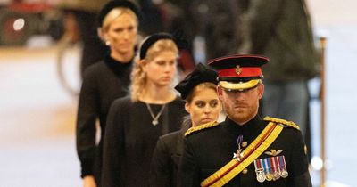 Queen's granddaughter Lady Louise Windsor pays subtle tribute with pendant at vigil